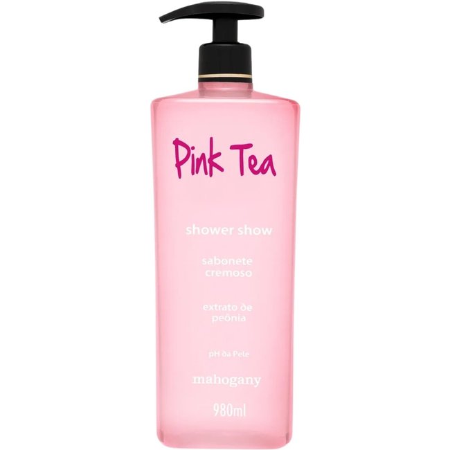 Mahogany Sabonete Liquido Shower Show Pink Tea 980Ml