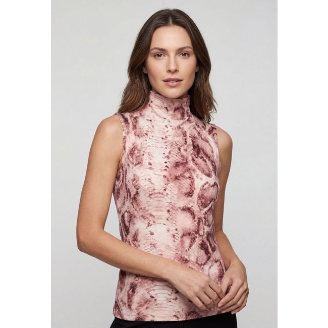 Blusa Feminina Lança Perfume Estampada Rosa
