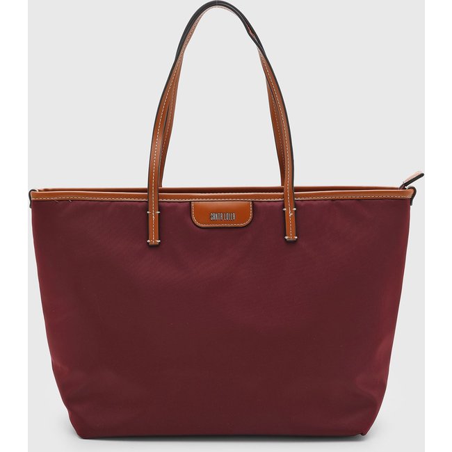 Bolsa Grande Feminina Santa Lolla Vinho