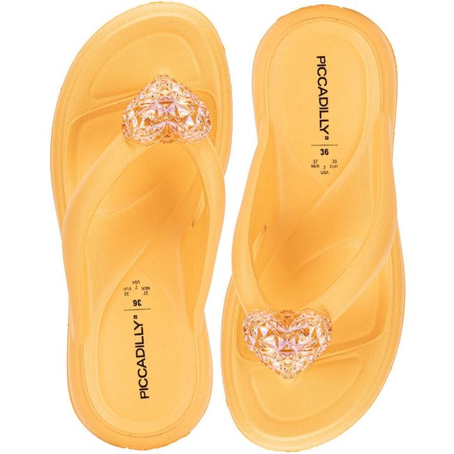 Chinelo Feminino Marshmallow Piccadilly 248003 0082480 Laranja