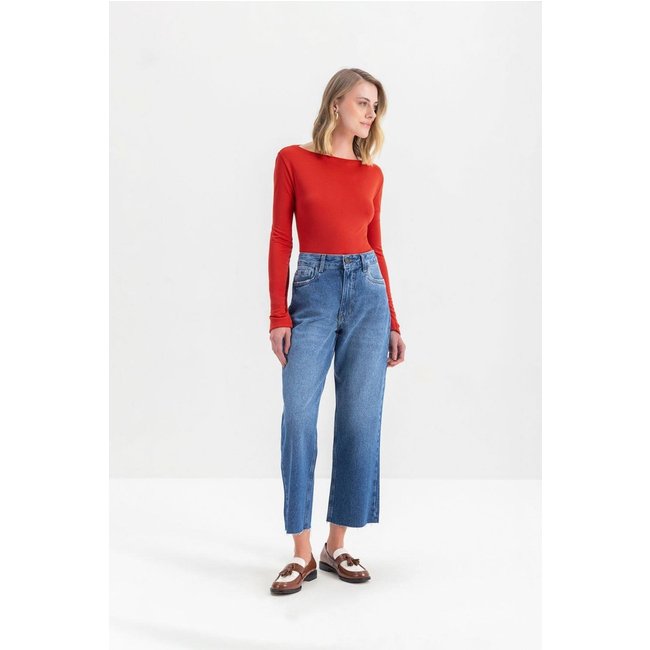 Blusa Feminina Essendi Laranja Médio Laranja