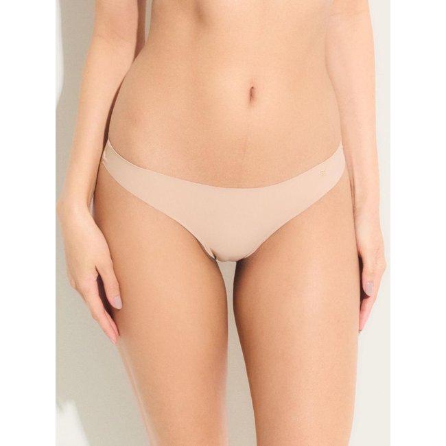 Calcinha Fio Microfibra Essentials Laser Macadamia