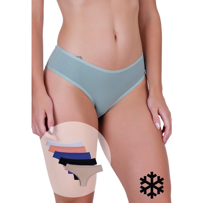 Kit 5 Calcinhas Femininas Microfibra Sonhadora Laterais Largas Conforto Diário Concept Lingerie