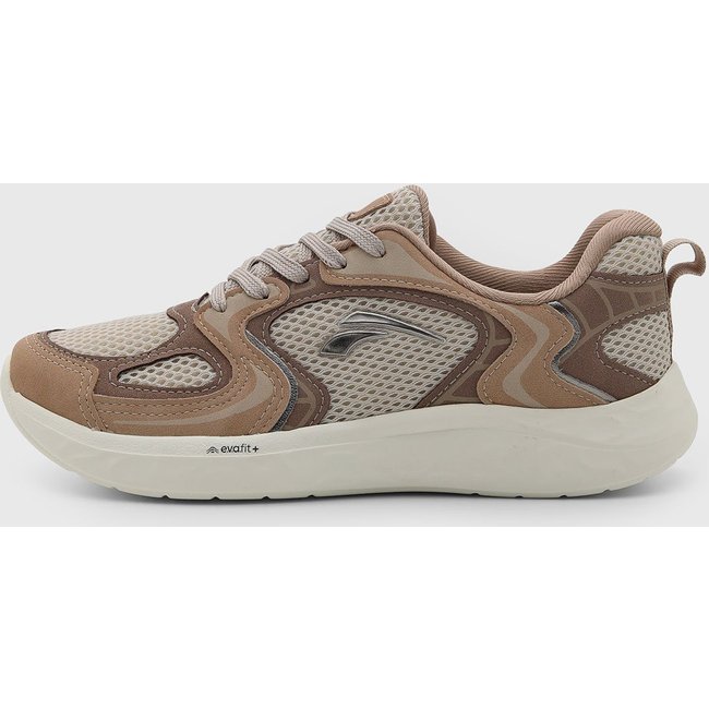 Tênis Feminino Kolosh EvaFit+ Cadarço Bege/Marrom