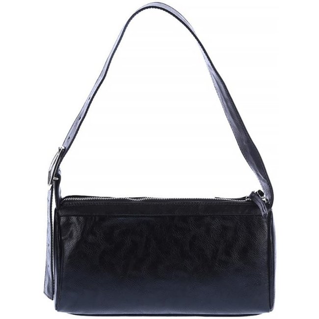 Zaya - Bolsa Baguete Minimalista Preto Preto
