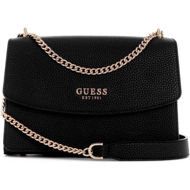 Bolsa Guess Calista Transversal Flap Preto