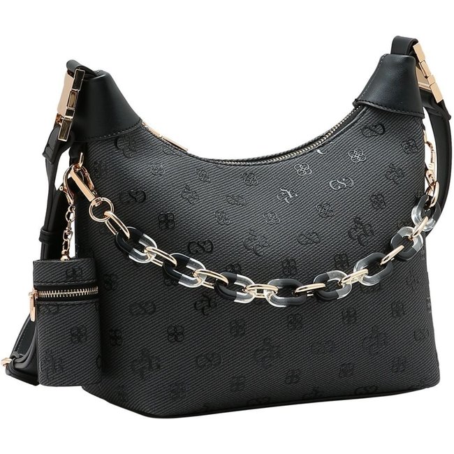 Bolsa Feminina Chenson Monograma Atemporal 3485418 Preto