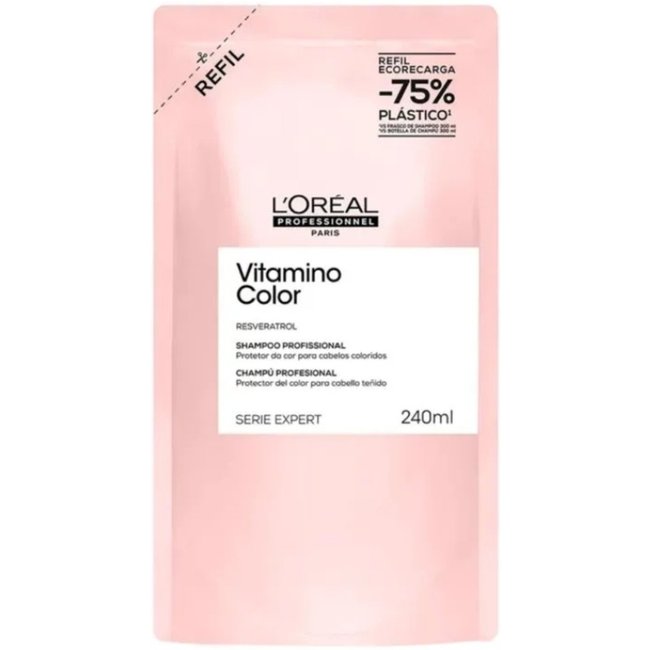 L'Oréal Professionnel Serie Expert Vitamino Color Resveratrol Refil - Shampoo 240Ml