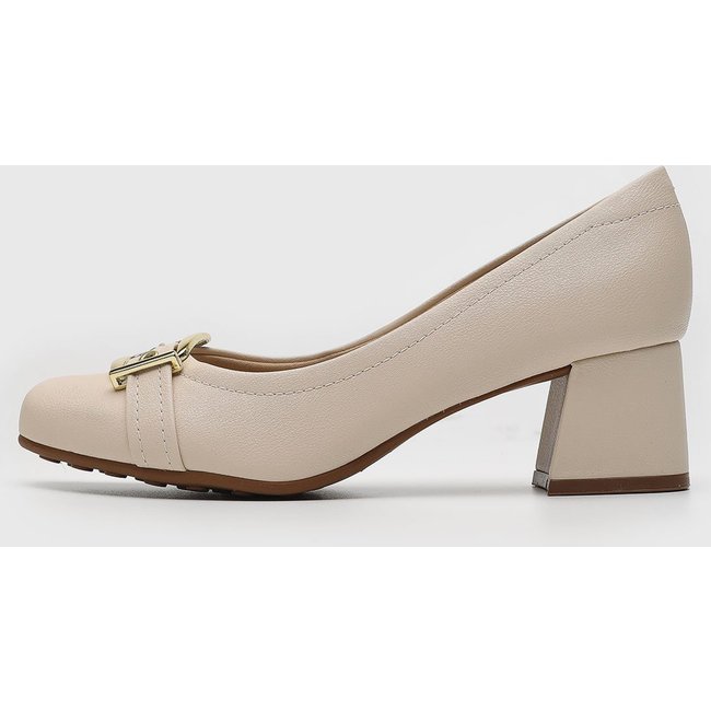 Scarpin Feminino Modare Fivela Off-White