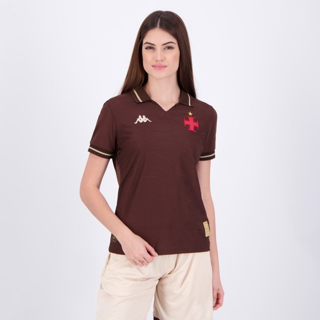 Camisa Kappa Vasco III 2025 Feminina