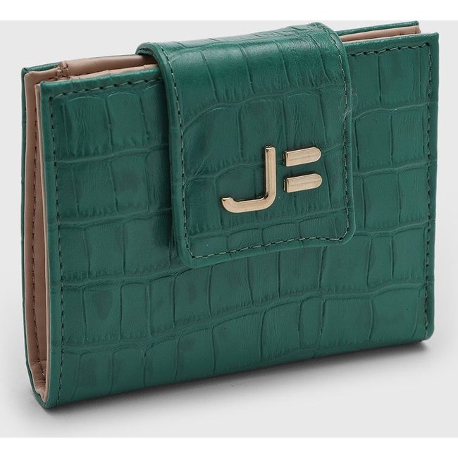 Carteira Feminina Jorge Bischoff Croco Verde