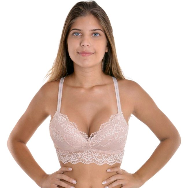 Sutiã Cropped Rendado Liebe