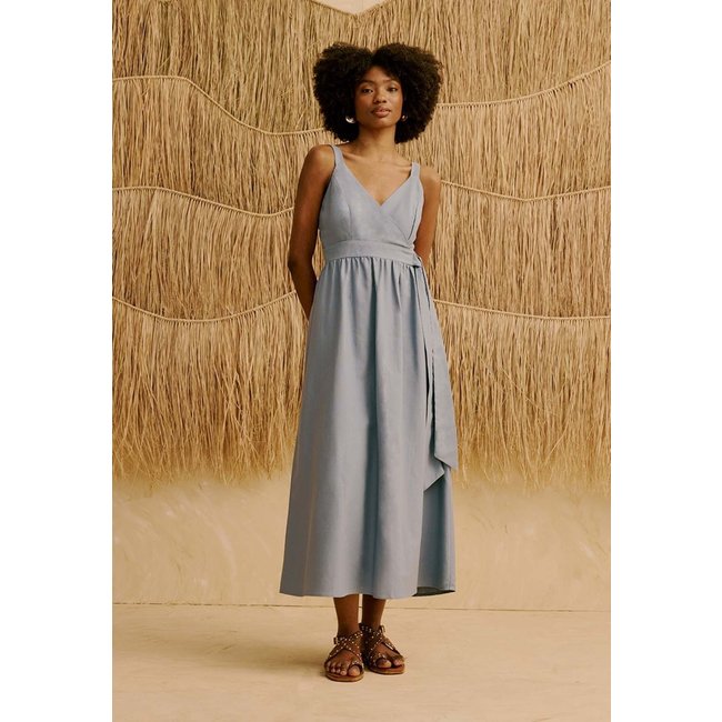 Vestido Liso Midi