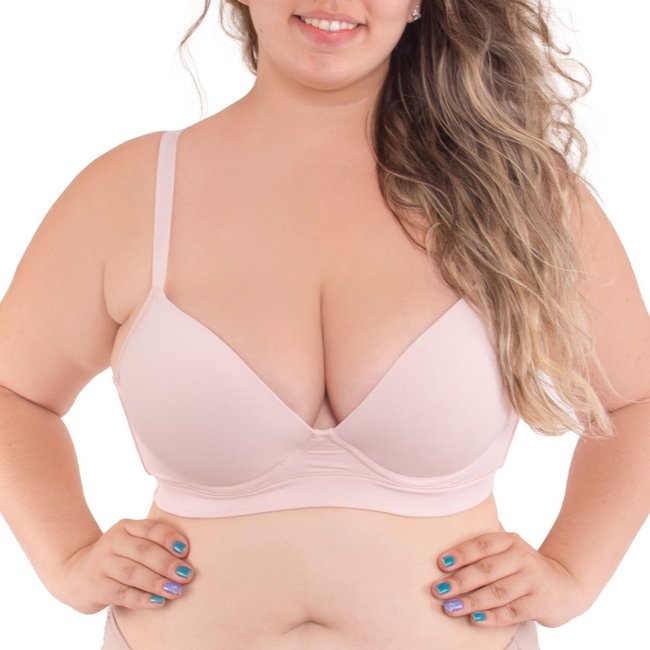 Sutiã Bojo Sustentação Reforçado Plus Size Liebe