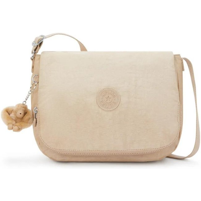 Bolsa Kipling Earthbeat M Sparkled Beige