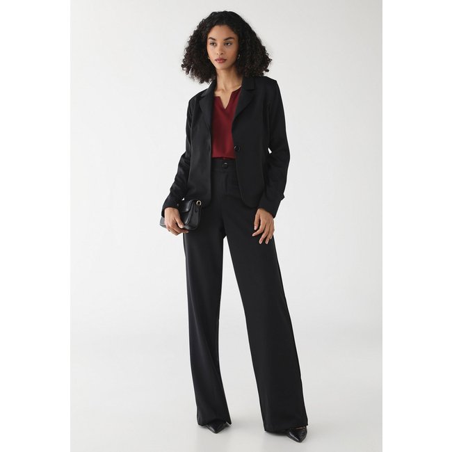 Blazer Feminino Alfaiataria sem Forro Preto