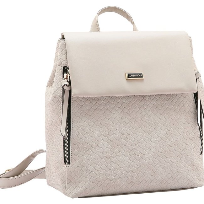 Mochila Feminina Chenson Hobo Chic Cinza