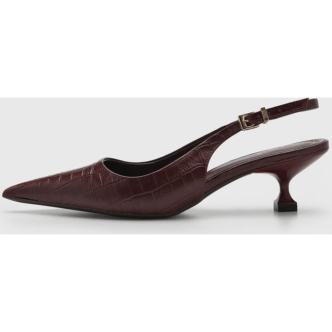 Scarpin Feminino Santa Lolla Bico Fino Salto Taça Vinho