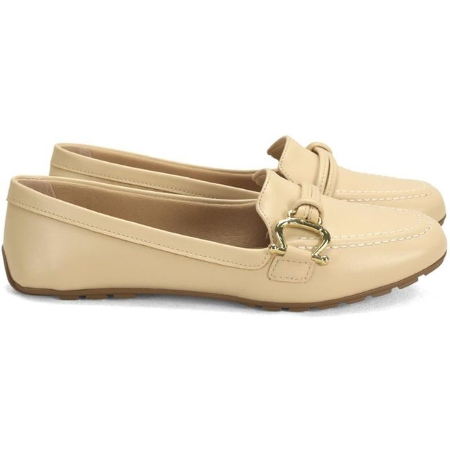 Mocassim clássico com fivela amêndoa Incolor