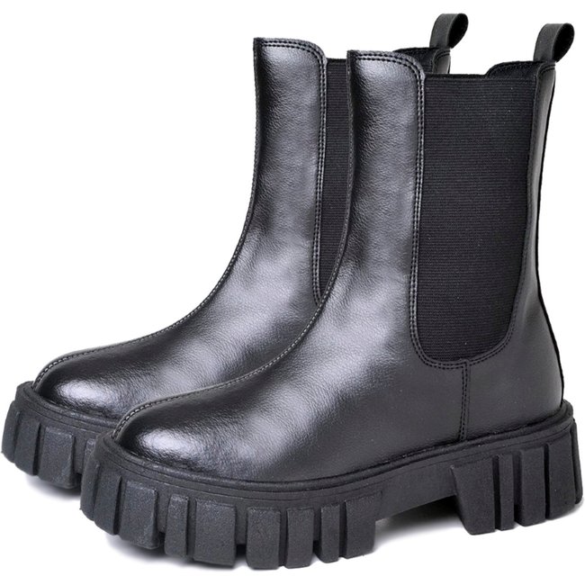 Bota Coturno Feminino Tratorada DUBUY 1506FG Preto