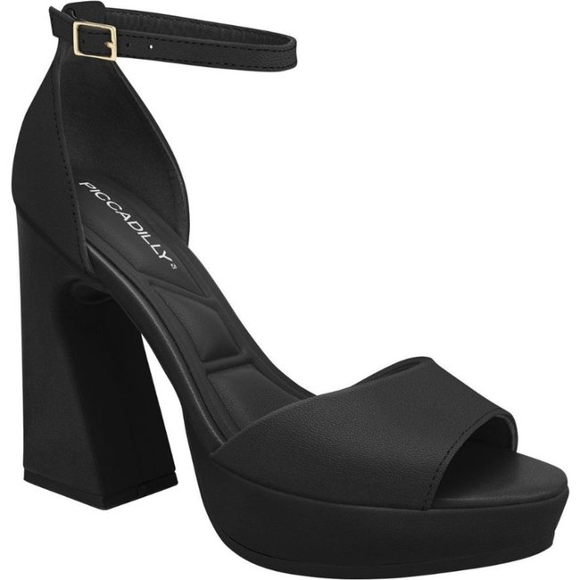 Sandália Feminina Meia Pata Cristine Preto Piccadilly 818016-07