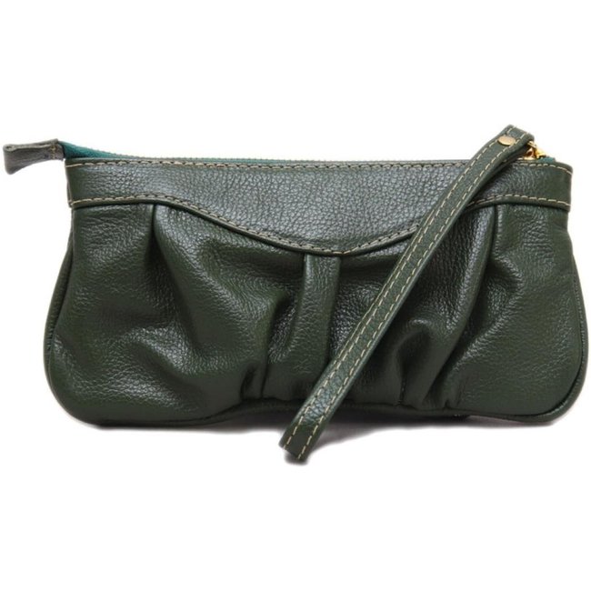Clutch SN Couros Verona Verde