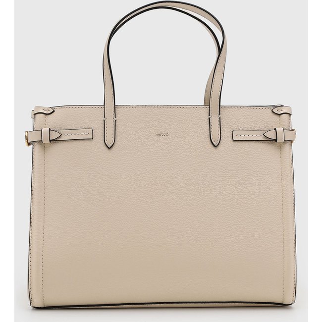 Bolsa Feminina Arezzo Grande Estruturada Bege