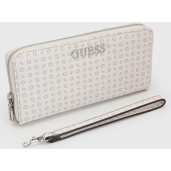 Carteira Feminina Guess Monogram Off-White