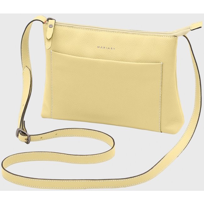 Bolsa Transversal Couro Mariart Orquídea Manteiga