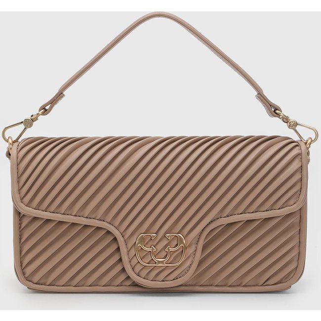 Bolsa Média Feminina Capodarte Matelassê Nude