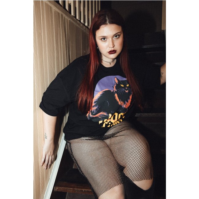 Camiseta T-Shirt Vintage Preta Moon Light marinaegabriella