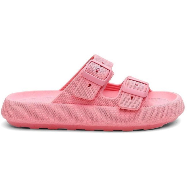 Chinelo Nuvem Birke Lavini Ortopédico Com Fivela Ajustavel Rosa