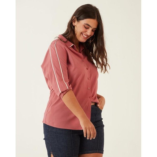 Camisa Em Viscose Com Elastano Malwee Plus