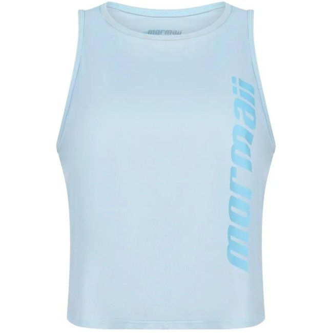 Regata Cropped Mormaii Beach Tennis Vitória Marchezini Azul Claro