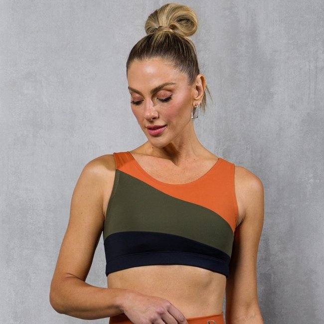 Top Halter Bloco de Cor FT1168TP
