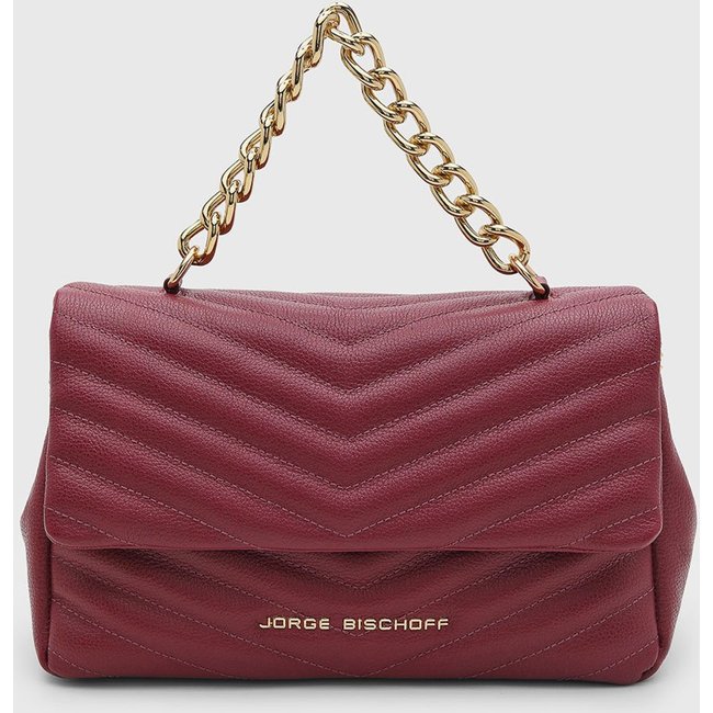 Bolsa Feminina Jorge Bischoff Pequena Bordô