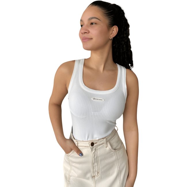 Regata Canelada Feminina Constrast Colcci