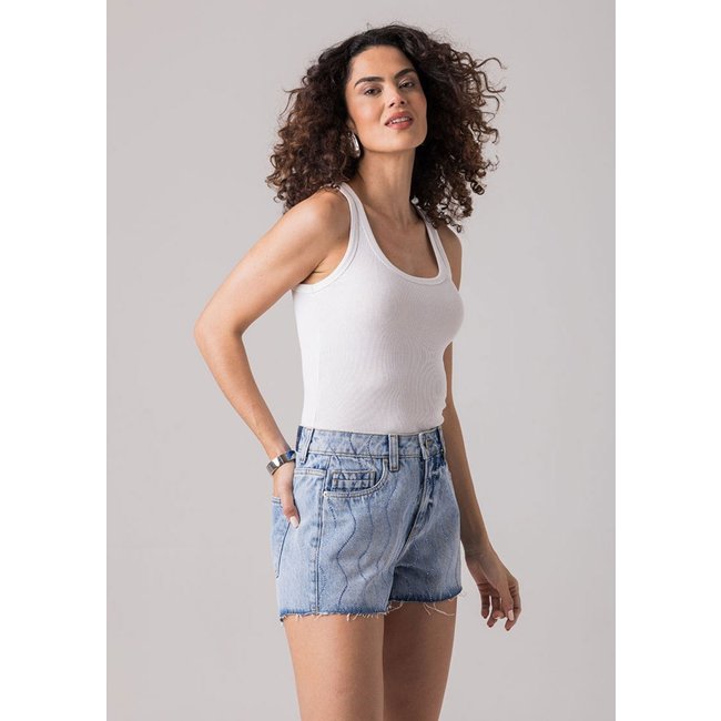 Shorts Feminino Reto Disparate Azul