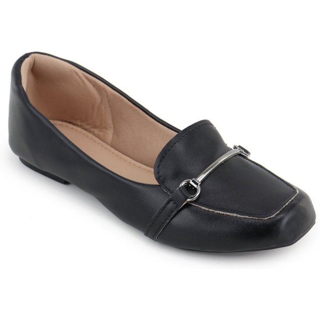 Sapatilha Mocassim Feminina Preta Confortável Sapatos Feminina Elegante