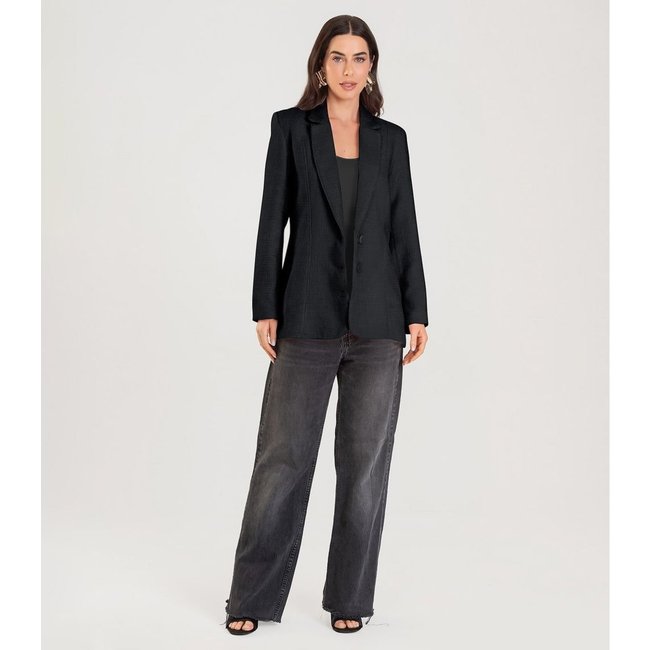 Blazer Feminino Tweed Endless Preto