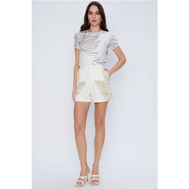 SHORTS ESTAMPADO MARAGOGI VERDE CANA Gatabakana