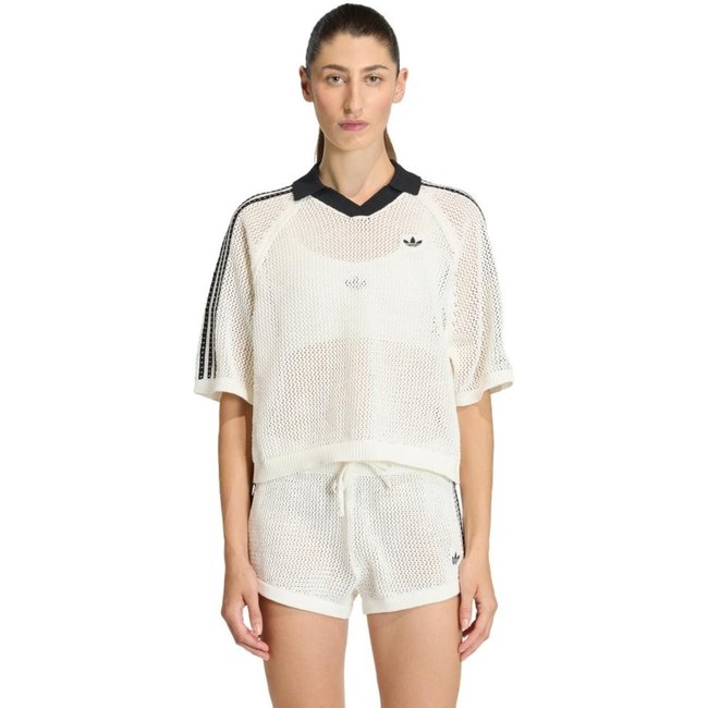 POLO CROCHÊ adidas Originals Branco