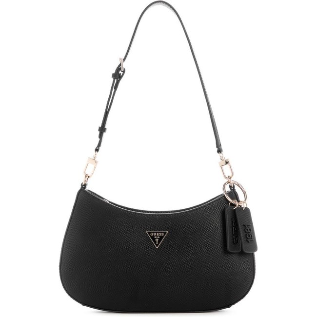 Bolsa Guess Shoulder Noelle Top Zip Preto