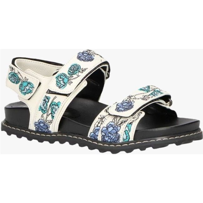 SANDÁLIA PAPETE BORDADOS OFF WHITE