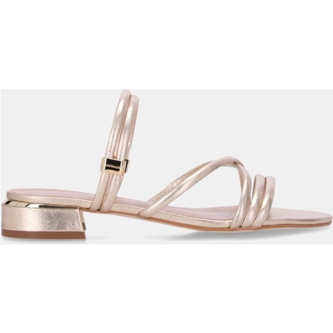 Chinelo Couro Laminati Ouro - 80910013 Luz Da Lua Dourado