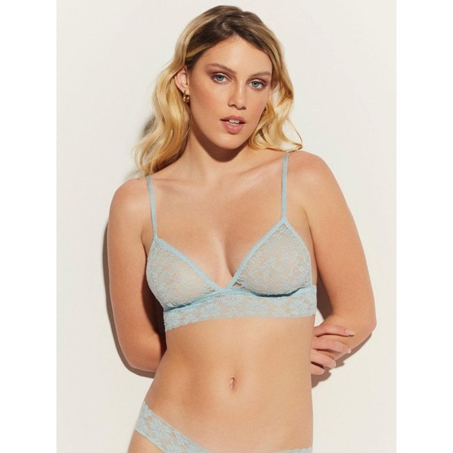 Sutiã Triângulo Renda Sweet Lace Azul Bb