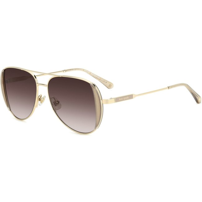 Óculos de Sol Kate Spade KS Navy/G/S 4S4 - Dourado 53