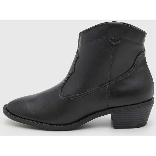 Bota Feminina Moleca Cano Baixo Preta