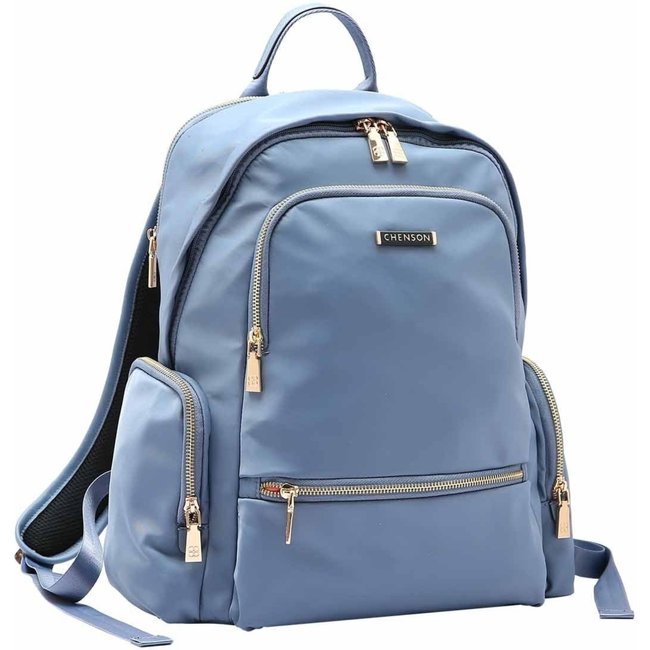 Mochila Feminina Chenson Original Twill Nylon Costas Azul 8784937
