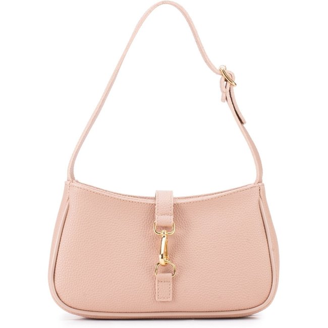 Bolsa Feminina Maria Milão Lateral Charme Nude